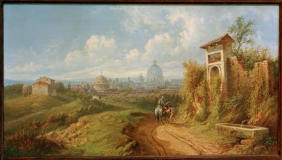 Utsikt over Roma av Rudolf von Alt