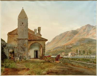 Fransiskanerklosteret i Omblatal nær Ragusa av Rudolf von Alt