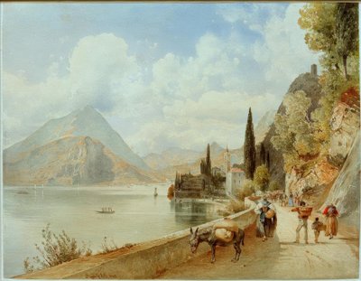 Varenna (Lombardia, Italia). av Rudolf von Alt