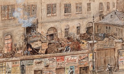 Kitschelt-jernstøperiet ved Skodagasse i Wien av Rudolf von Alt