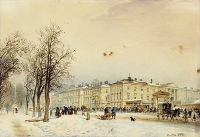 Nordstasjonen, Wien; Nordstasjonen, Wien, 1852 av Rudolf von Alt