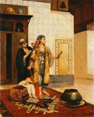 Etter badet, av Rudolphe Ernst