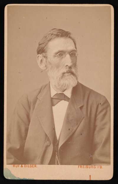 Portrett av Alexander von Frantzius 1821-1877, 1876. av Ruf and Dilger