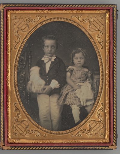 Uten tittel Portrait of a Boy and Girl, 1855. av Rufus Anson