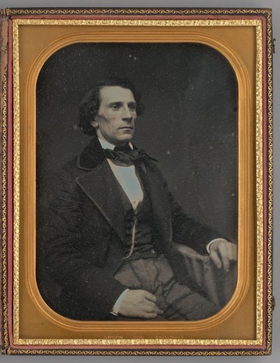 Uten tittel Portrett av en sittende mann, 1855. av Rufus Anson