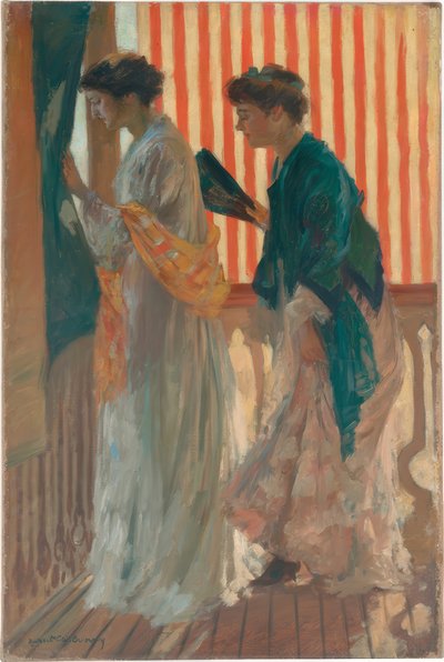 Hvem kommer? av Rupert Bunny