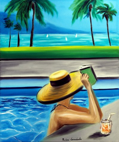 Havdrømming, 2025 (olje på lerret) av Ruslana Levandovska