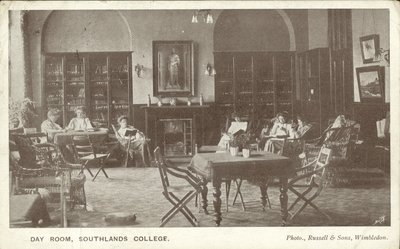 Dagrom, Southlands College, Roehampton, London (s/hvitt bilde) av Russian Photographer