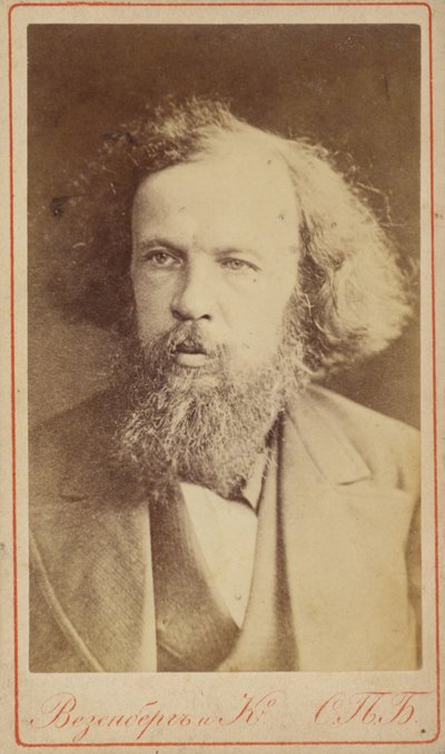 Dmitri Mendeleev, russisk kjemiker av Russian Photographer
