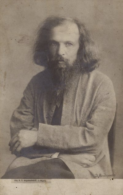 Dmitri Mendeleev, russisk kjemiker av Russian Photographer