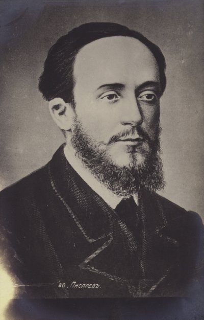 Dmitry Ivanovich Pisarev (1840–1868), radikal russisk forfatter og samfunnskritiker av Russian Photographer