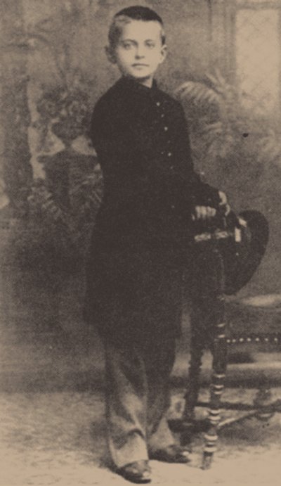Leon Trotsky, 9 år gammel, 1888 av Russian Photographer
