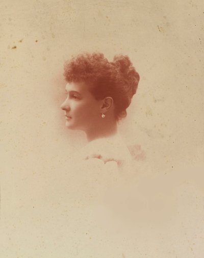 Marie Pavlovna de Russie - storhertuginne Maria Pavlovna av Russland (1854-1920), anonym . Sølv gelatinfotografering av Russian Photographer