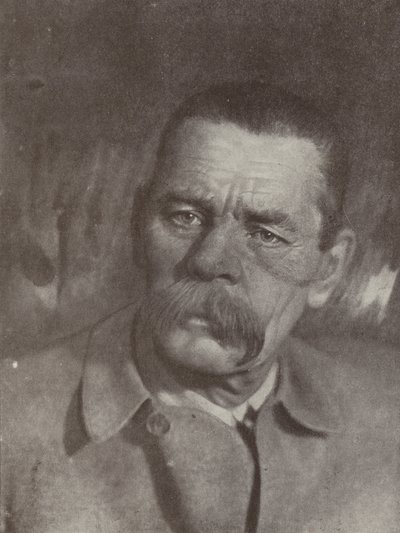 Maxim Gorky, russisk forfatter av Russian Photographer