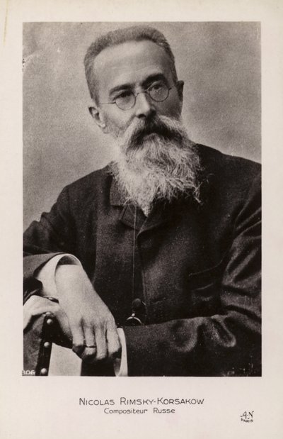 Nikolai Rimsky-Korsakov , russisk komponist av Russian Photographer