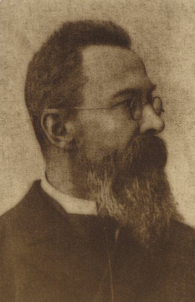 Portrett av Nikolai Rimsky-Korsakov av Russian Photographer