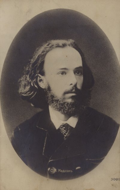 Semyon Nadson , russisk poet av Russian Photographer