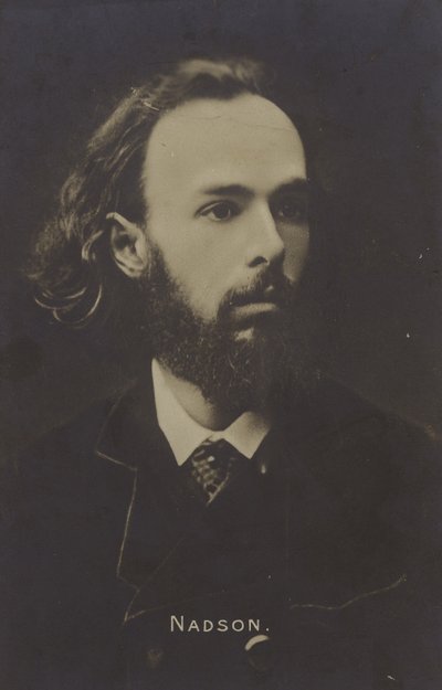 Semyon Nadson , russisk poet av Russian Photographer