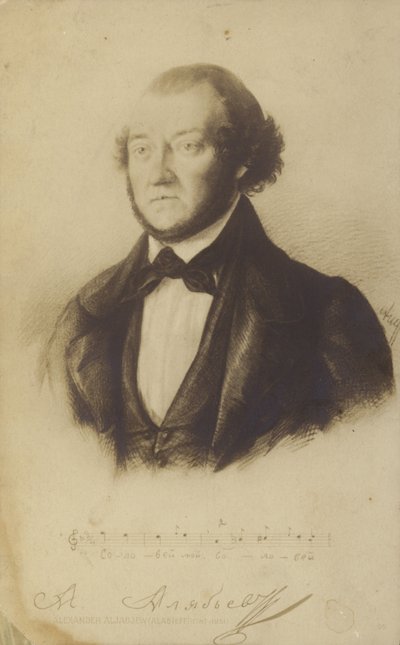 Alexander Alabyev , russisk komponist av Russian School