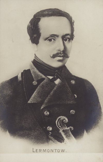 Mikhail Lermontov av Russian School