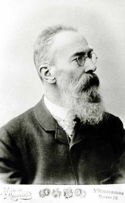 Nikolai Andreyevich Rimsky-Korsakov av Russian School