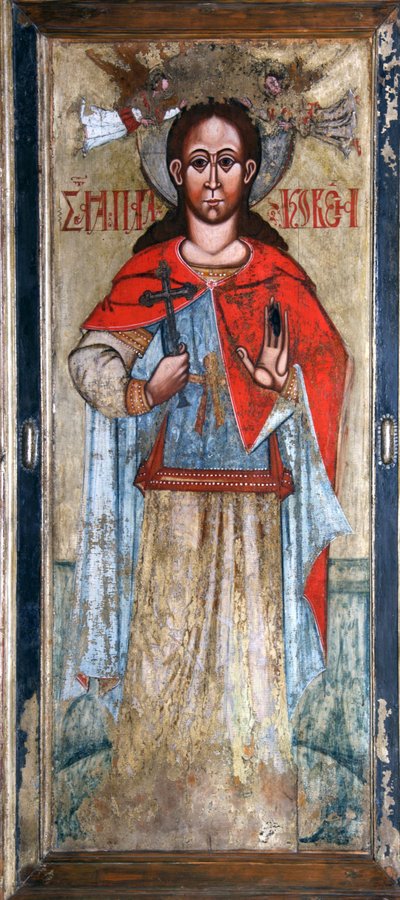 Saint Paraskeva Pyatnitsa, 17t centura. av Russian icon.