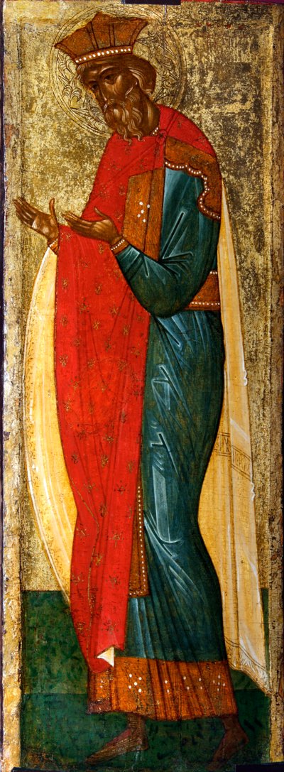 Saint Vladimir av Kiev, tidlig på 1400-tallet. av Russian icon.