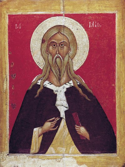 Profeten Elias, slutten av 1300-tallet - begynnelsen av 1400-tallet. av Russian icon.