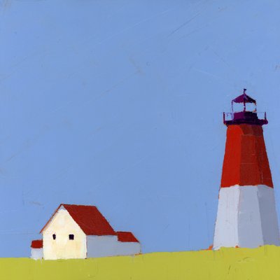 Sterkt lys, 2025 (akryl på treplate) av Ruth Lague