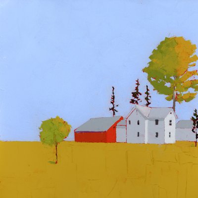 Potensial, 2025 (akryl på treplate) av Ruth Lague