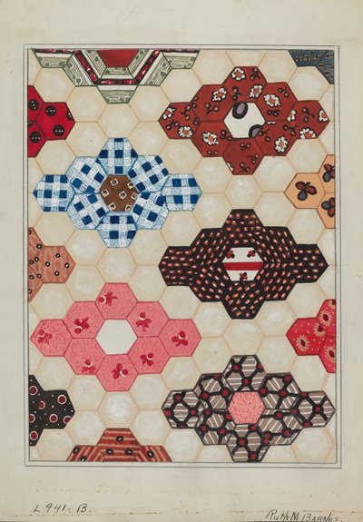 Dyne 1 seksjon, c. 1936. av Ruth M Barnes