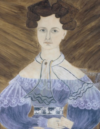 Frøken Emeline Parker fra Lowell, Massachusetts, 1832 av Ruth Whittier Shute