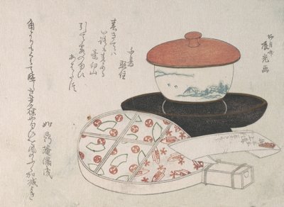 Tekopp og tevarmer. av Ryugetsusai Shinko