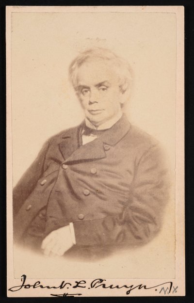 Portrett av John V. L. John VanSchaick Lansing Pruyn 1811-1877, før 1877. av SJ Thompson