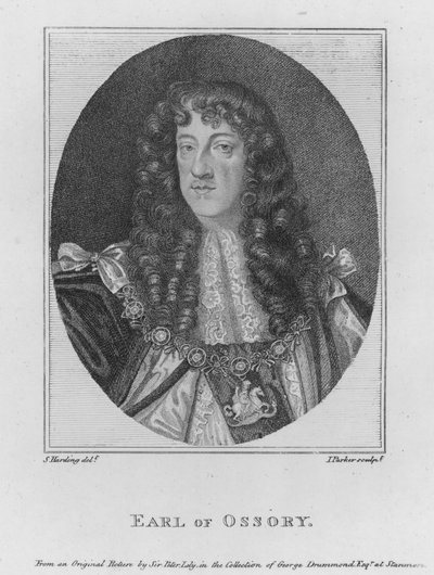 Earl of Ossory (gravering) av S. (after) Harding