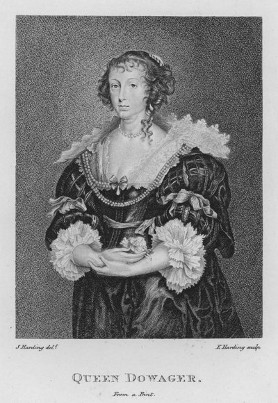 Queen Dowager (gravering) av S. (after) Harding