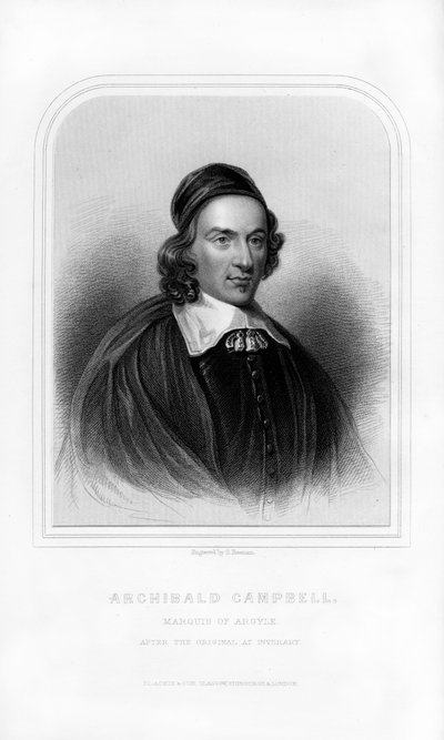 Archibald Campbell, 1. markis av Argyll, skotsk statsmann, 1870. av S. Freeman