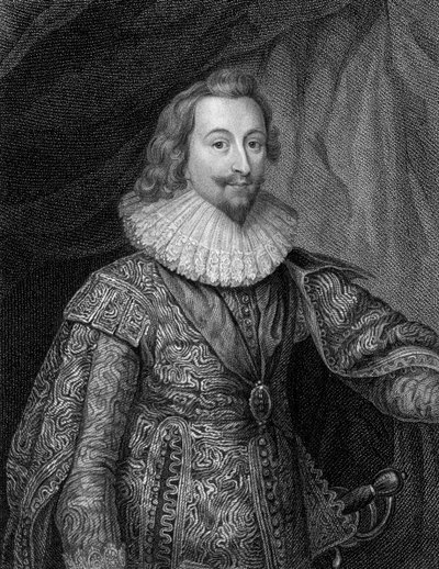 George Villiers, 1. hertug av Buckingham 1592-1628, 1824. av S. Freeman