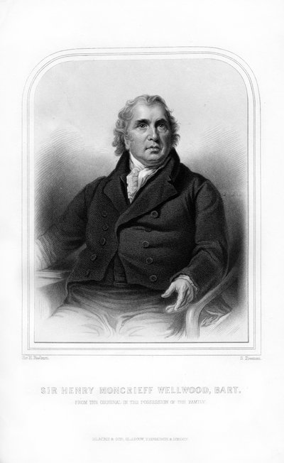 Sir Henry Moncrieff Wellwood, skotsk prest, 1870. av S. Freeman