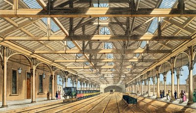 New Station, Lime Street, inngang til tunnelen og bestillingskontorer, fra 