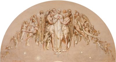 Tilnærmingen til den himmelske byen, 1840-1860. av S. Mayson