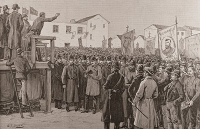 Constabulary Guarding a Government Reporter på et 