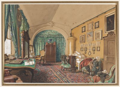 Interiør i en manns stue av S. Tolstoi