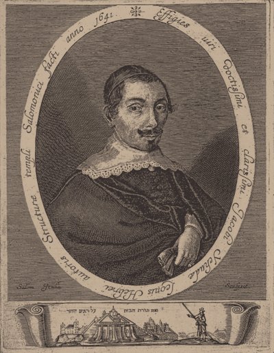 Portrett av Jacob Judah Leon 1602-1675 av Salom Italia