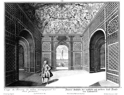 Interiør i en paviljong i "Småhagen" av Salomon Kleiner