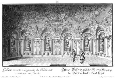 Åpent galleri i vestfløyen av Salomon Kleiner