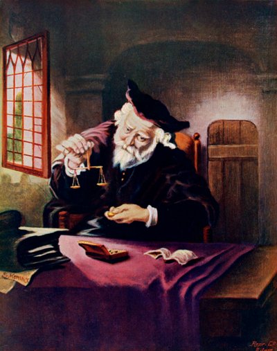 Gullveieren, 1908-1909. av Salomon Koninck