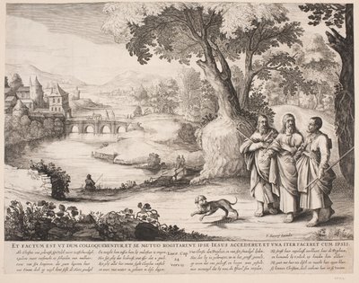 Pilegrimer til Emmaus av Salomon Savery