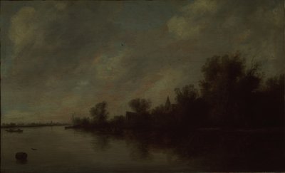 Elveutsikt, 1631 av Salomon van Ruisdael or Ruysdael