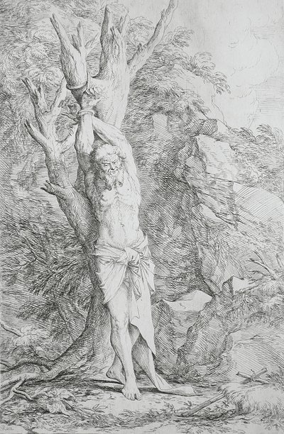 Albert, ledsager av Sankt Vilhelm av Salvator Rosa